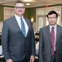 Award winners pose for picture (indoors)